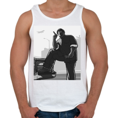 PRINTFASHION GTA - BIG SMOKE - Férfi atléta - Fehér