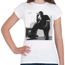 PRINTFASHION GTA - BIG SMOKE - Női póló - Fehér női póló