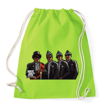 PRINTFASHION GTA coffin dance - Sportzsák, Tornazsák - Limezöld tornazsák