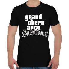 PRINTFASHION GTA  - Férfi póló - Fekete