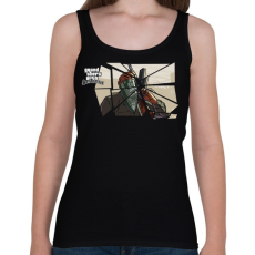 PRINTFASHION GTA intro - Női atléta - Fekete