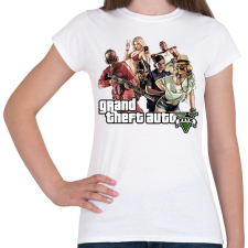 PRINTFASHION GTA Logo 2 - Női póló - Fehér női póló