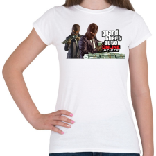 PRINTFASHION GTA Online heists - Női póló - Fehér női póló