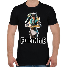PRINTFASHION Guardian Lin - fortnite - Férfi póló - Fekete férfi póló