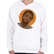 PRINTFASHION Gucci Mane - Gyerek kapucnis pulóver - Fehér