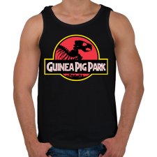 PRINTFASHION Guinea pig Park - Férfi atléta - Fekete atléta, trikó