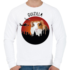 PRINTFASHION Guizilla - Férfi pulóver - Fehér