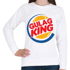 PRINTFASHION Gulag King - Női pulóver - Fehér női pulóver, kardigán