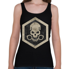 PRINTFASHION Gulag logo - Női atléta - Fekete női trikó