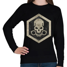 PRINTFASHION Gulag logo - Női pulóver - Fekete