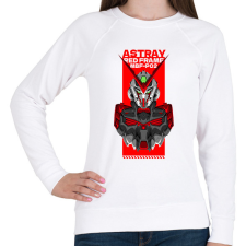 PRINTFASHION Gundam Astray  - Női pulóver - Fehér női pulóver, kardigán