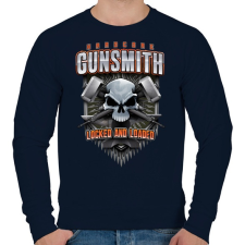 PRINTFASHION Gunsmith - Férfi pulóver - Sötétkék férfi pulóver, kardigán
