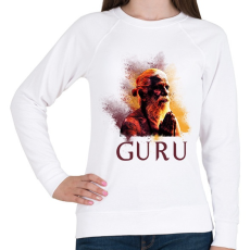 PRINTFASHION GURU - Női pulóver - Fehér