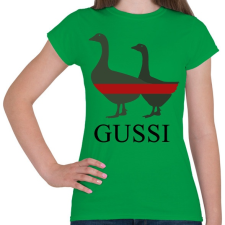 PRINTFASHION Gussi - Női póló - Zöld női póló