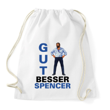 PRINTFASHION Gut, Besser, Spencer - Sportzsák, Tornazsák - Fehér tornazsák