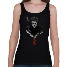 PRINTFASHION Guts minta (Berserk) - Női atléta - Fekete női trikó