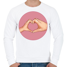 PRINTFASHION Gyerek és szülő szeretet - Férfi pulóver - Fehér férfi pulóver, kardigán