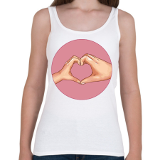 PRINTFASHION Gyerek és szülő szeretet - Női atléta - Fehér női trikó