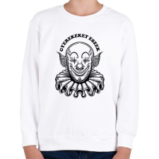 PRINTFASHION Gyerekeket eszek - Gyerek pulóver - Fehér gyerek pulóver, kardigán