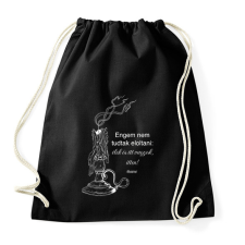 PRINTFASHION Gyertya - Sportzsák, Tornazsák - Fekete tornazsák