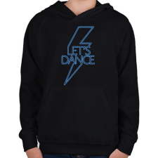 PRINTFASHION Gyerünk táncolni! - Gyerek kapucnis pulóver - Fekete gyerek pulóver, kardigán