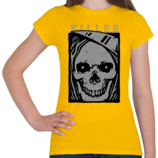 PRINTFASHION Gyilkos - Női póló - Sárga