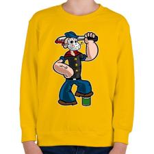 PRINTFASHION Gyilkos tengerész  - Gyerek pulóver - Sárga gyerek pulóver, kardigán