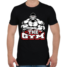 PRINTFASHION gym - Férfi póló - Fekete férfi póló