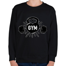 PRINTFASHION gym - Gyerek pulóver - Fekete