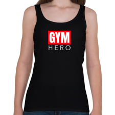 PRINTFASHION GYM HERO - Női atléta - Fekete női trikó
