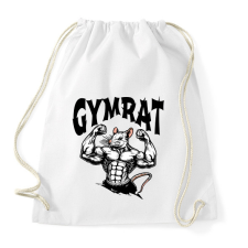 PRINTFASHION Gymrat - Sportzsák, Tornazsák - Fehér tornazsák