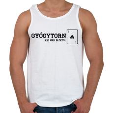 PRINTFASHION GyógytornÁSZ - Férfi atléta - Fehér