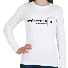 PRINTFASHION GyógytornÁSZ - Női hosszú ujjú póló - Fehér női póló