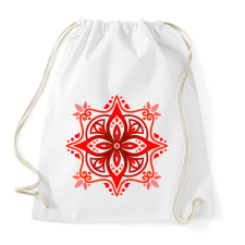 PRINTFASHION Gyökércsakra mandala - Sportzsák, Tornazsák - Fehér tornazsák