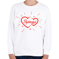 PRINTFASHION Gyöngyi - Gyerek pulóver - Fehér gyerek pulóver, kardigán