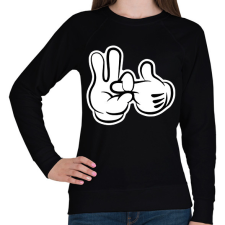 PRINTFASHION Ha érted..  - Női pulóver - Fekete női pulóver, kardigán