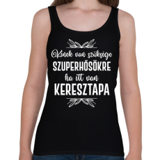 PRINTFASHION Ha itt van keresztapa - Női atléta - Fekete