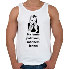 PRINTFASHION Ha lenne.. - Férfi atléta - Fehér