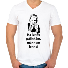 PRINTFASHION Ha lenne.. - Férfi V-nyakú póló - Fehér férfi póló