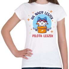 PRINTFASHION Ha nagy leszek - Női póló - Fehér