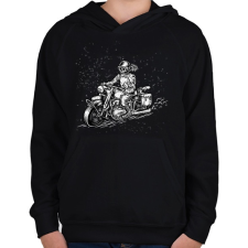 PRINTFASHION Háborúból hazafelé - Gyerek kapucnis pulóver - Fekete gyerek pulóver, kardigán