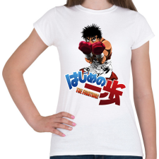 PRINTFASHION Hajime no Ippo - Női póló - Fehér női póló