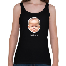 PRINTFASHION hajime - Női atléta - Fekete női trikó