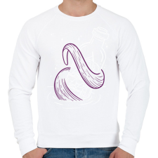 PRINTFASHION Hajó a palackban - Férfi pulóver - Fehér férfi pulóver, kardigán