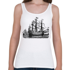 PRINTFASHION Hajó  - Női atléta - Fehér