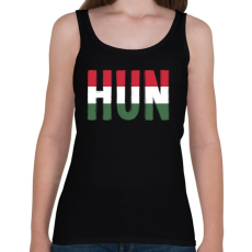 PRINTFASHION Hajrá Magyarország! - Női atléta - Fekete