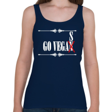 PRINTFASHION Hajrá Vega(n)s - Női atléta - Sötétkék