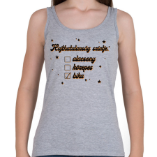 PRINTFASHION Hajthatatlanság szintje - Női atléta - Sport szürke női trikó