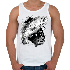 PRINTFASHION Hal - Férfi atléta - Fehér