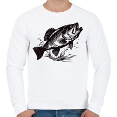 PRINTFASHION hal - Férfi pulóver - Fehér